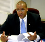 Kerrie Symmonds, Minister of State in the Ministry of Foreign Affairs and Foreign Trade, Photograph compliments of the Nation News,