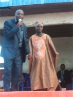 The main speakers at the crusade in DR Congo