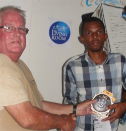 Phil distributed the Luci® 
                    Solar Light to the various organizations