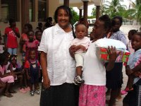 This day in particular we were focusing on the babies from the tent cities that surround the orphanage. 