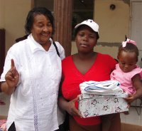This day in particular we were focusing on the babies from the tent cities that surround the orphanage. 