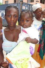 This day in particular we were focusing on the babies from the tent cities that surround the orphanage. 