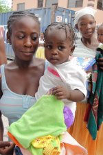 This day in particular we were focusing on the babies from the tent cities that surround the orphanage. 