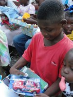 The children from Bethel Assemblee Chretienne in Torbeck had a wonderful time receiving their Make Jesus Smile shoeboxes. 