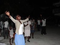 All night prayers went up as the aftershocks drove terror into them and they prayed for God's mercy.