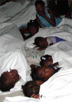 That first deadful night everyone huddled together in the yard, on the ground trying to get comfort from closeness.