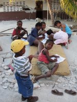 Kids' EE  Haiti earthquake survivors