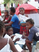 The children in Haiti      
