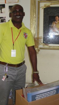 Mr Carlton Atherley President of the The 
                    Inter-School and Inter-Varsity Christian Fellowship (IS/IVCF) 
                    of Barbados