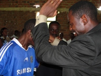 Pastor David ministering in Malawi during the recent KIMI training