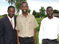 Seen here with Pastor David the Tanzania - Mbeya co-ordinator (middle) and Pastor Mango, left the Uluwa KIMI trainer,