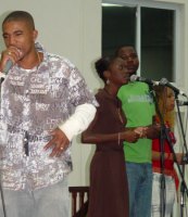 Hoszia, one of the nominee for new artiste of the year at Flame Awards 2006