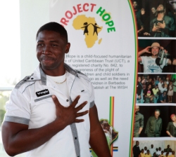 And he is passionate about Project Hope, seen here at the launch at Limegrove.