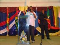 Pastor Lafleur of Restoration Ministries Antigua in Barbados Eagles Eye with Apostle Durant