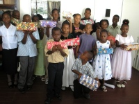 Thanks to the chidlren from the Chapman Street Church of God sunday school