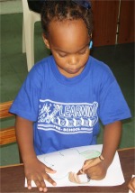 The children of Learning Ladder Day Nursery 