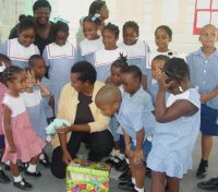Thanks to the children of Peoples Cathedreal Primary school in Barbados