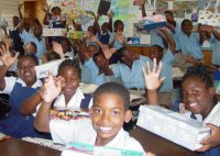 Thanks to the children of Rowland Edwards Primary School in Barbados