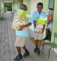 Thanks to the boys of Half Moon Fort Primary School in Barbados