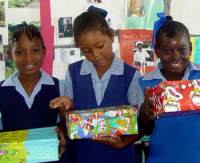 Thanks to the children of Half Moon Fort Primary School in Barbados
