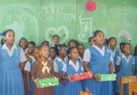 Thanks to the girls of Hindsbury Primary School Barbados