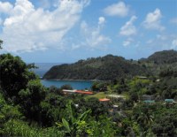 Located in the beautiful bay of Castle Bruce, a village on the east coast of Dominica. 