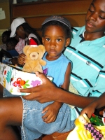 Summer 'Make Jesus Smile' party where shoeboxes packed by the children of Barbados were distributed. 