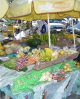 The Commonwealth of Dominica  street market
