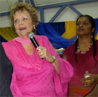 Sister Deborah accompanied Pastor Sandra.