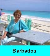 Sandra Moore in Barbados 