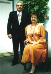 Pastor/Prophetess Moore  with husband Pastor Harold