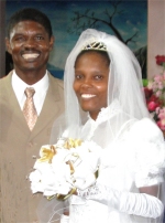 Pastor Pierre Banes Lauurore and his beautiful wife Madam Pastor Nehemie