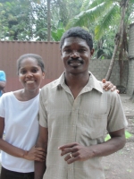 Pastor with his wife