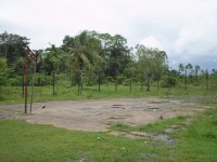 The basketball pitch is in need of refurbishment to enable the facility to be used for sports evangelism.