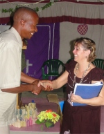 The curriculums, the first ever given out in Swahili were well received with thanksgiving.