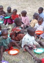 Feed a child in Tanzania