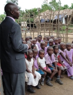 Pastor Tom is the Govenor of this little Bundibugyo school supported by the ministry.