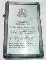 The Grenada houses of Parliament destroyed by hurricane Ivan.
