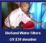 BioSand Water F US $30 donation
