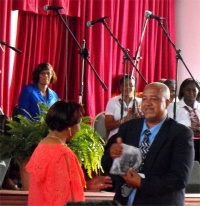 Rev. Paul Watson was awarded the 'Eagles Award'