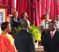 Pastor Frederick Bennett was given the 'Flame Award