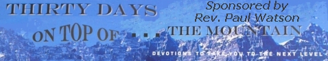 Sponsored by Rev  Paul Watson