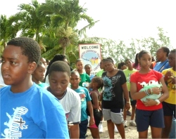 Seen here the youth from the Ellerton Summer Camp 2013