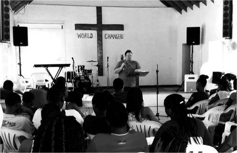 Allan Howard from Made for Missions was at the WISH Centre ministering at the Ellerton Wesleyan Holiness youth camp