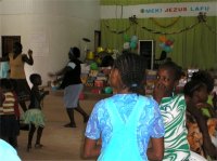 The party was a partnership between United Caribbean Trust and Antiochie Paranam in Suriname. 