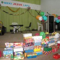 The party was a partnership between United Caribbean Trust and Antiochie Paranam in Suriname. 