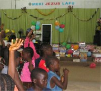 The party was a partnership between United Caribbean Trust and Antiochie Paranam in Suriname. 