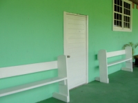 Angels Annex has a long wide veranda with different seating arrangements ideal to relax and fellowship.