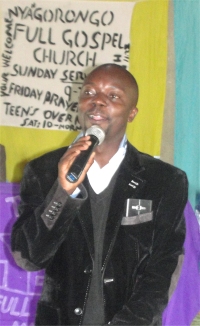 Rev Abraham ministered in Nyagorongo Full Gospel church, the same church that his father, Pastor Isreal, founded and built in 1980.