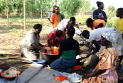 Praise God we were able to feed all the Pastors, members and children that attended the Seminar due to donations from supporters in Barbados.